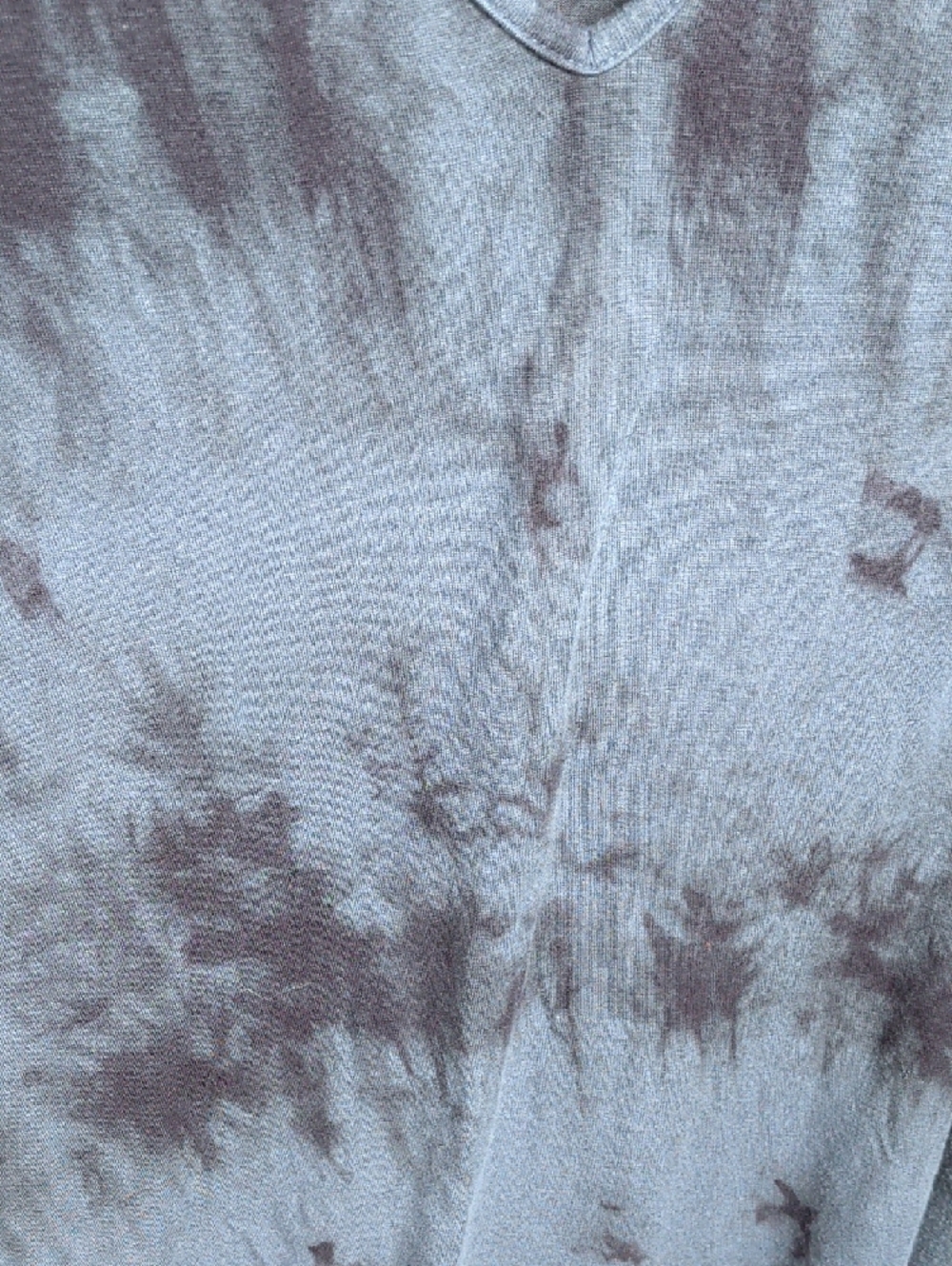 torrid Black Tie-Dye Cold-Shoulder V-Neck Tee - Picture 5 of 5